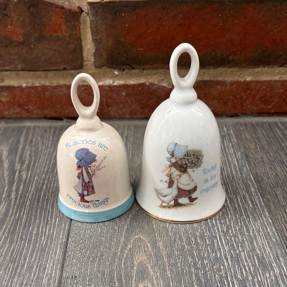 Vintage Ceramic Holly Hobbie Bells